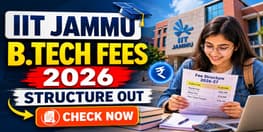 IIT Jammu Releases Fee Structure 2026 27 for UG PG and PhD